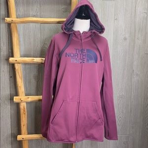 The North Face Logo Full Zip Up Hoodie Women's XL